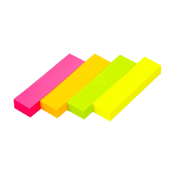 ONE กระดาษโน้ตกาวในตัว 0.8x3" คละสี (100แผ่น/สี) - Image 3