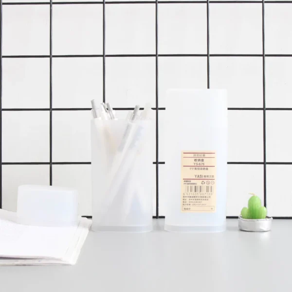กล่องดินสอ สไตล์มูจิ MUJI สำหรับใส่แว่น ใส่ปากกา ใส่เครื่องเขียน - Image 3